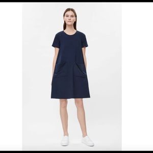 cos a line jersey dress